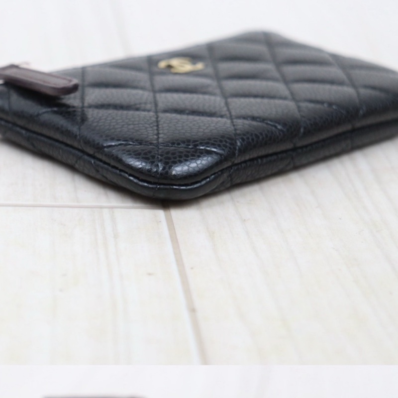 Chanel 拉鍊一字錢包-5