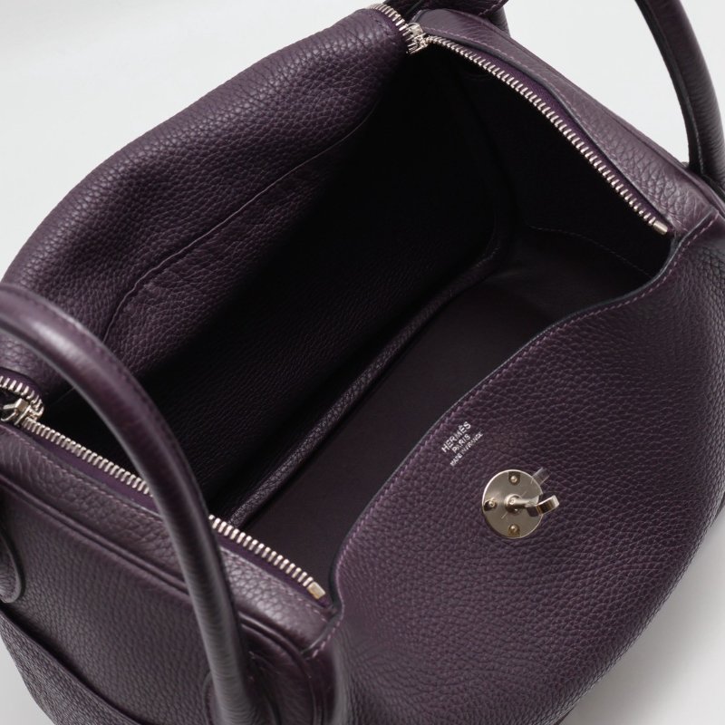 HERMES Lindy 30 - 葡萄紫銀 D-1