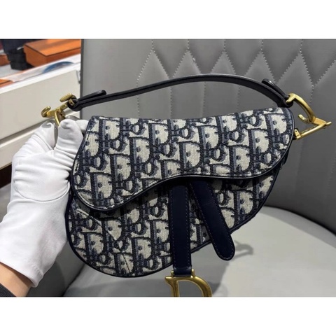 Christian Dior Monogram Saddle 2WAY 單肩包 斜挎小手提包