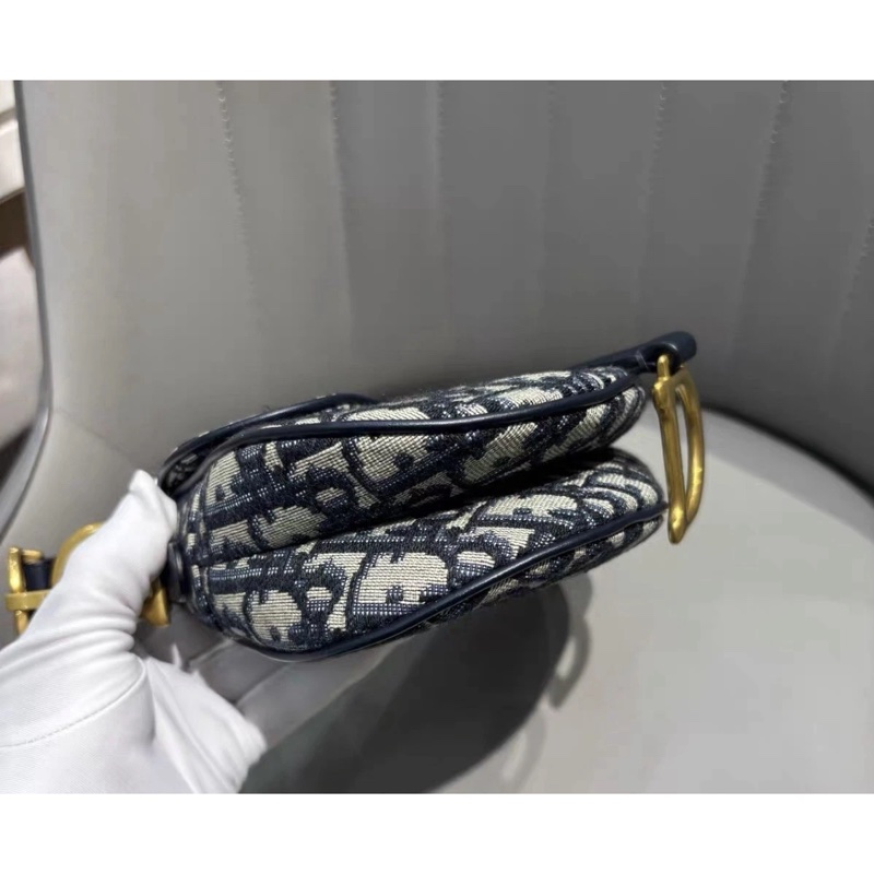 Christian Dior Monogram Saddle 2WAY 單肩包 斜挎小手提包-1