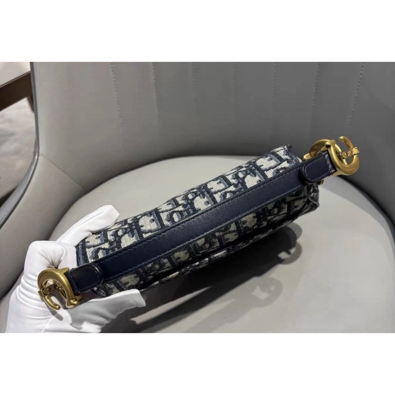 Christian Dior Monogram Saddle 2WAY 單肩包 斜挎小手提包-4