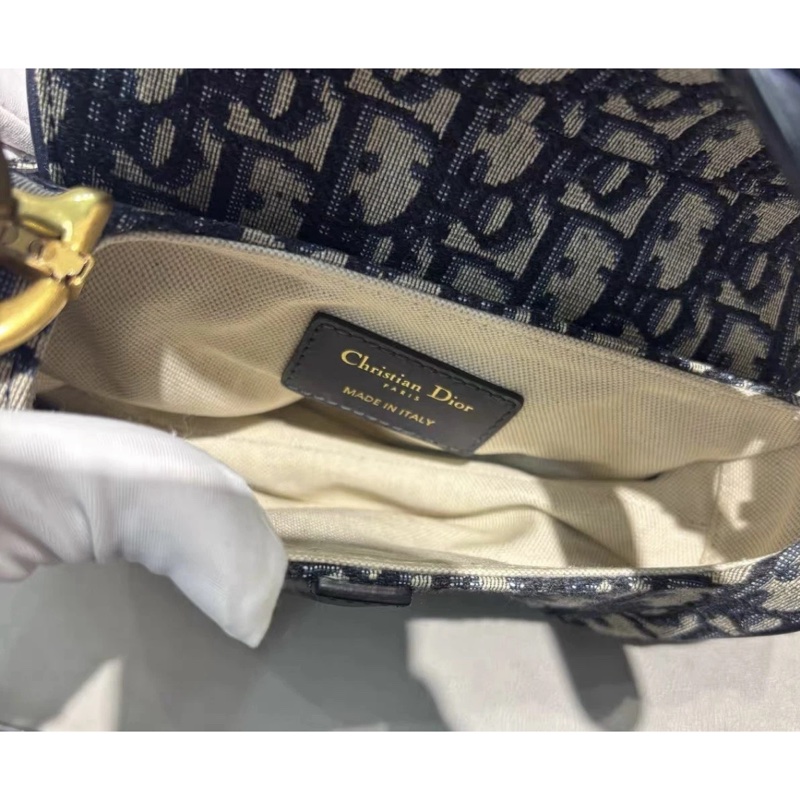 Christian Dior Monogram Saddle 2WAY 單肩包 斜挎小手提包-6