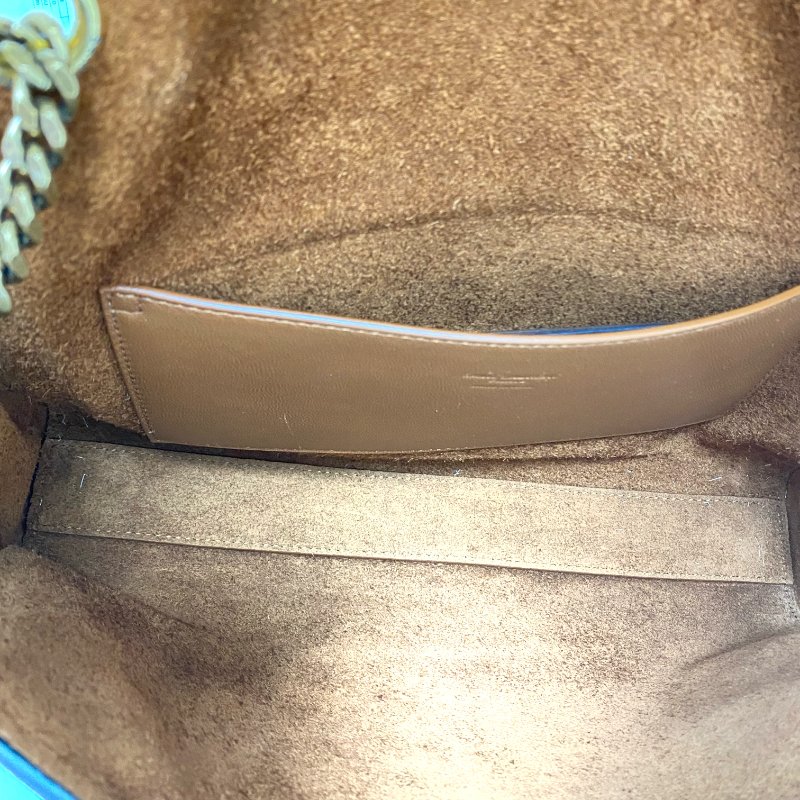 △ Saint Laurent 聖羅蘭 Black Calfskin Chain Shoulder Bag 黑色小牛皮鏈條肩背袋 -257021641-14