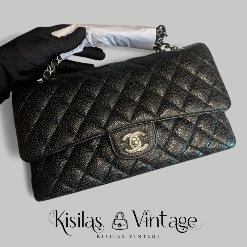 Chanel Caviar CF25 銀扣-0