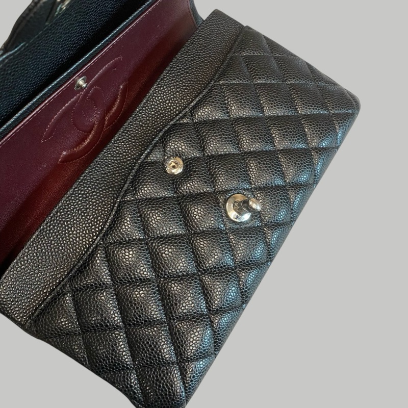 Chanel Caviar CF25 銀扣-12