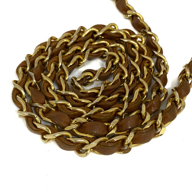 △ Chanel 香奈兒 Brown Ostrich Leather Chain Shoulder Bag No.0 啡色鴕鳥皮鏈條肩背袋 No.0 -257021609-7