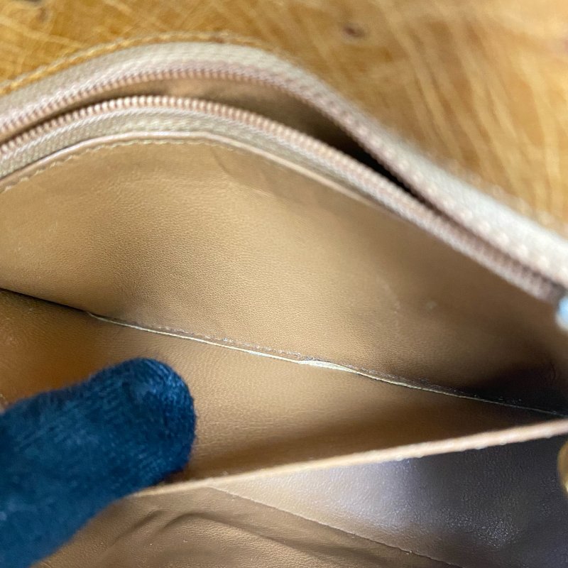 △ Chanel 香奈兒 Brown Ostrich Leather Chain Shoulder Bag No.0 啡色鴕鳥皮鏈條肩背袋 No.0 -257021609-19