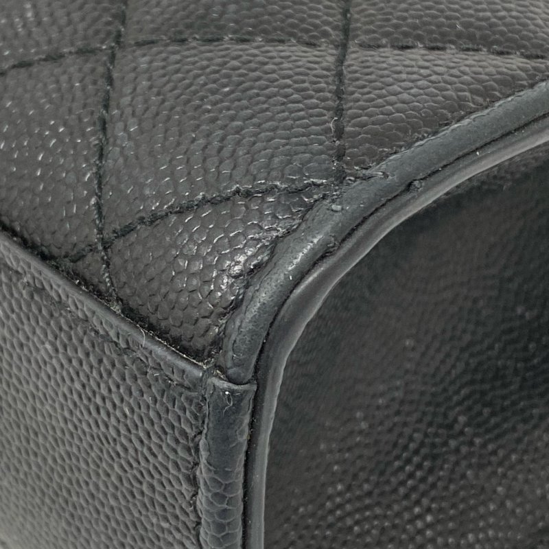 △ Saint Laurent 聖羅蘭 Envelope Black Caviar Skin Chain Shoulder Bag 黑色粒紋小牛皮鏈條肩背袋 -257021696-8