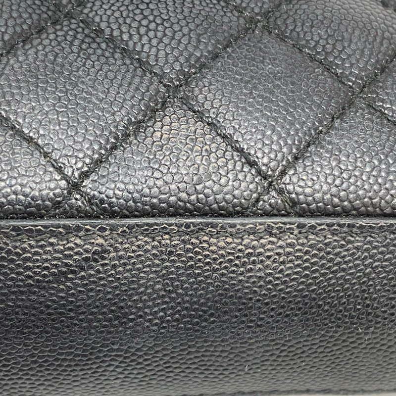 △ Saint Laurent 聖羅蘭 Envelope Black Caviar Skin Chain Shoulder Bag 黑色粒紋小牛皮鏈條肩背袋 -257021696-11