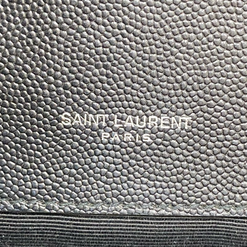 △ Saint Laurent 聖羅蘭 Envelope Black Caviar Skin Chain Shoulder Bag 黑色粒紋小牛皮鏈條肩背袋 -257021696-15