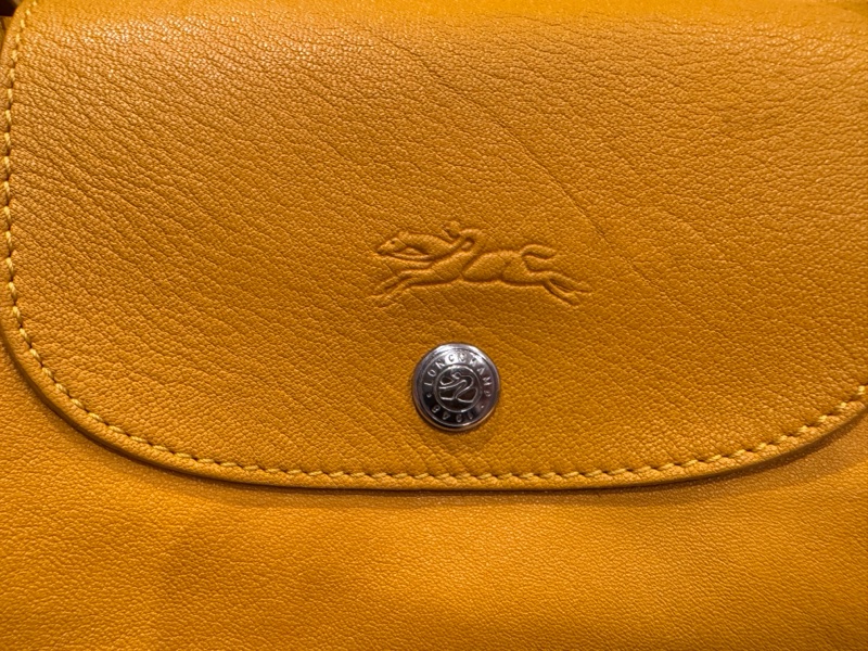 Longchamp小羊皮手提/斜背兩用包(大)-6