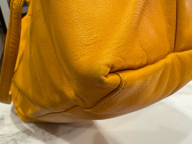 Longchamp小羊皮手提/斜背兩用包(大)-8