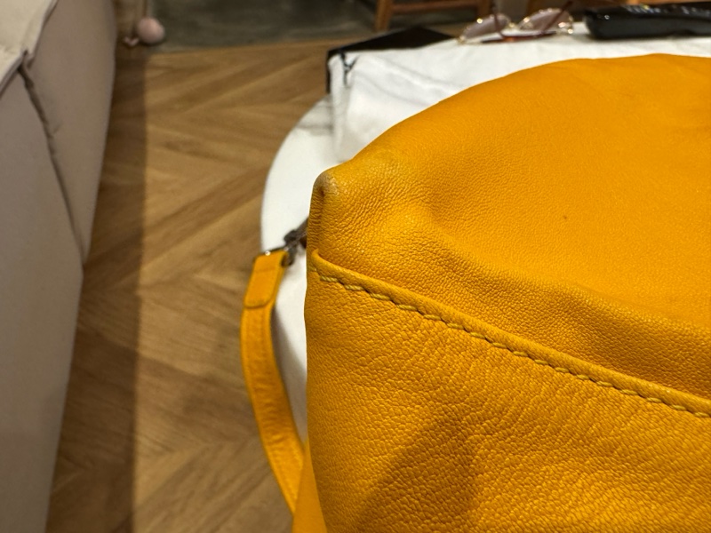 Longchamp小羊皮手提/斜背兩用包(大)-10