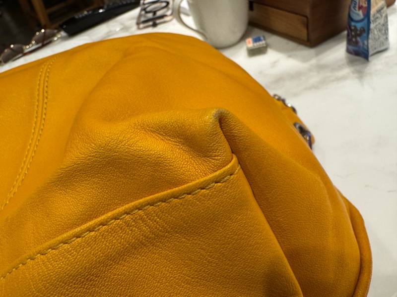 Longchamp小羊皮手提/斜背兩用包(大)-11