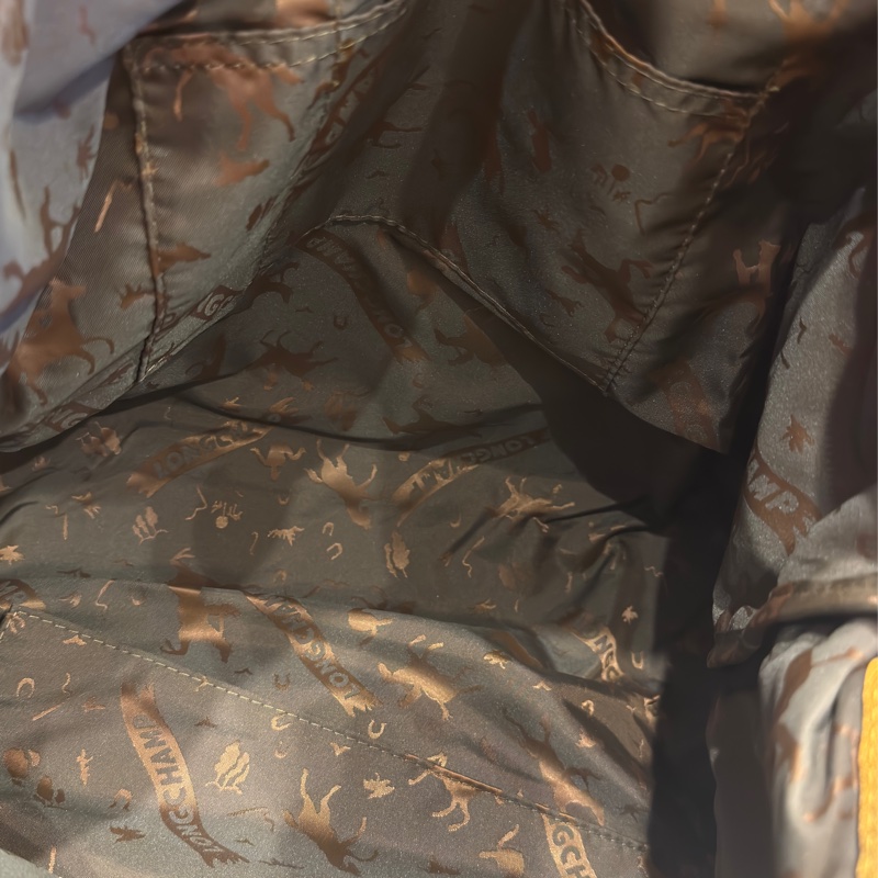 Longchamp小羊皮手提/斜背兩用包(大)-12