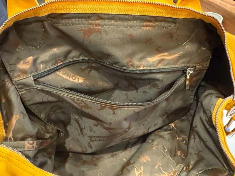 Longchamp小羊皮手提/斜背兩用包(大)-15