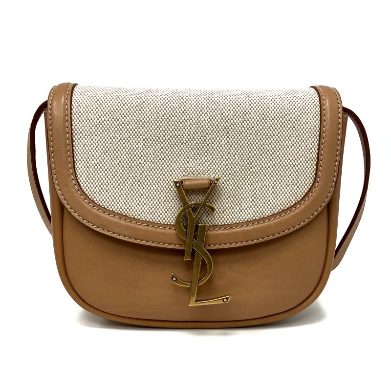 ☆ Saint Laurent 聖羅蘭 Brown Calfskin Kaia Shoulder Bag 啡色小牛皮肩揹袋 - 257021669-1