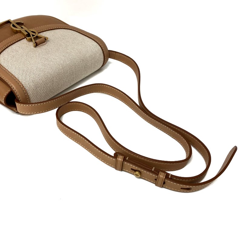 ☆ Saint Laurent 聖羅蘭 Brown Calfskin Kaia Shoulder Bag 啡色小牛皮肩揹袋 - 257021669-9