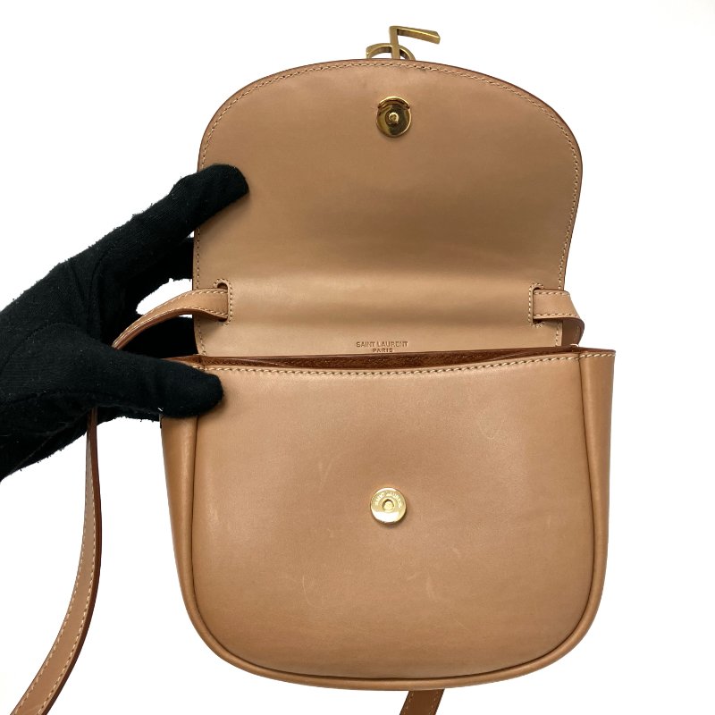 ☆ Saint Laurent 聖羅蘭 Brown Calfskin Kaia Shoulder Bag 啡色小牛皮肩揹袋 - 257021669-15