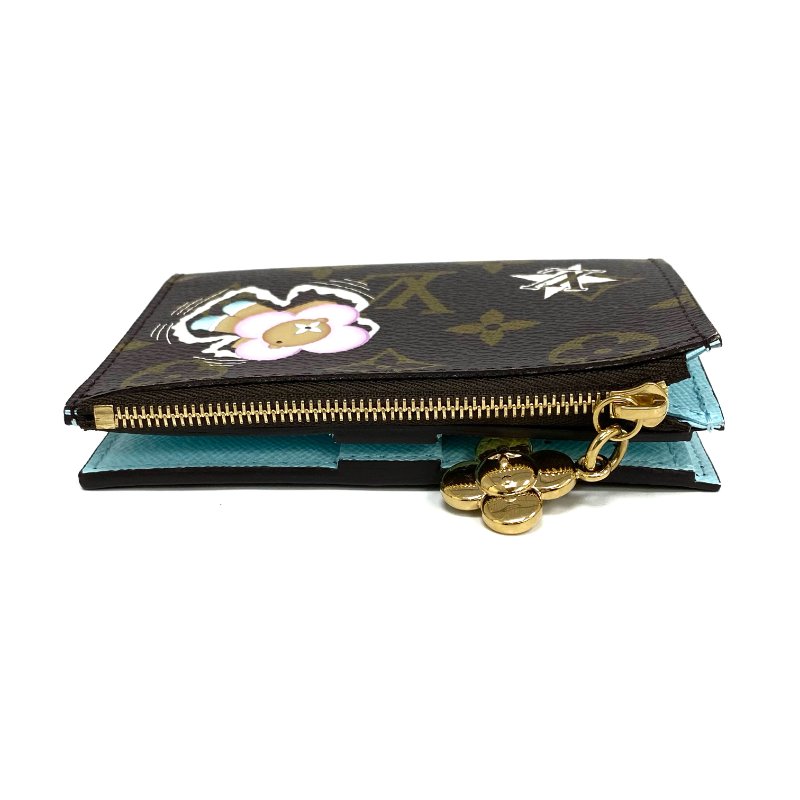 ☆ Louis Vuitton 路易威登 Brown Coated Canvas Vivienne Short Wallet M12487 啡色塗層帆布短銀包 M12487 - 257021598-6