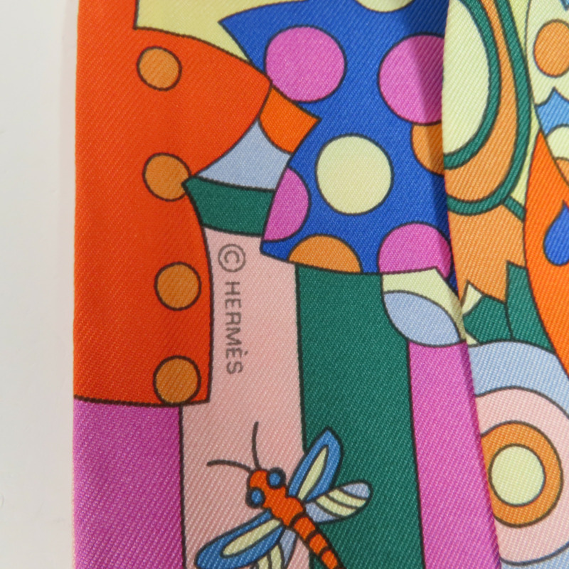 HERMES 絲質Twilly絲巾-6