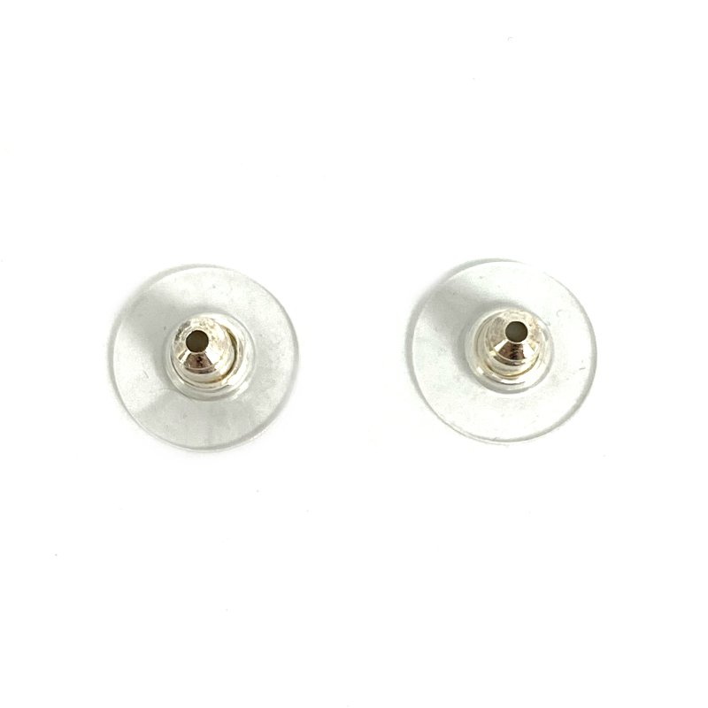☆ Chanel 香奈兒 Silver Tone Metal Rhinestones CC Swallow Earrings C25S 銀色金屬水鑽CC燕子耳環 - 257021396-7