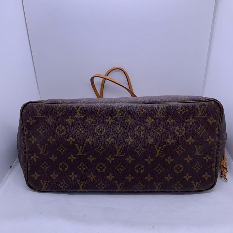 二手 lv neverfull 大號老花,包口手柄內里發黑磨損,包有異味-2