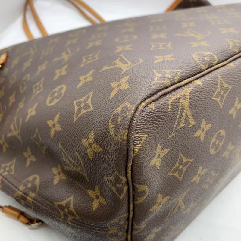 二手 lv neverfull 大號老花,包口手柄內里發黑磨損,包有異味-4