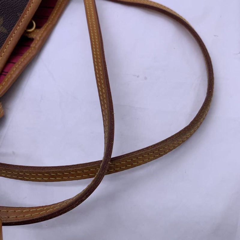 二手 lv neverfull 大號老花,包口手柄內里發黑磨損,包有異味-9