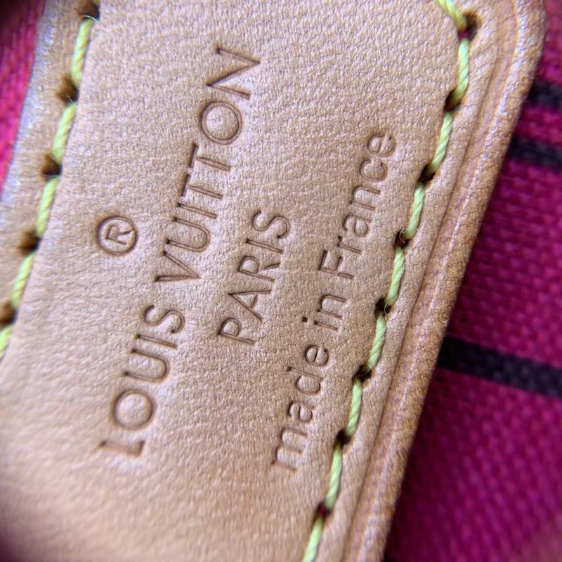 二手 lv neverfull 大號老花,包口手柄內里發黑磨損,包有異味-11