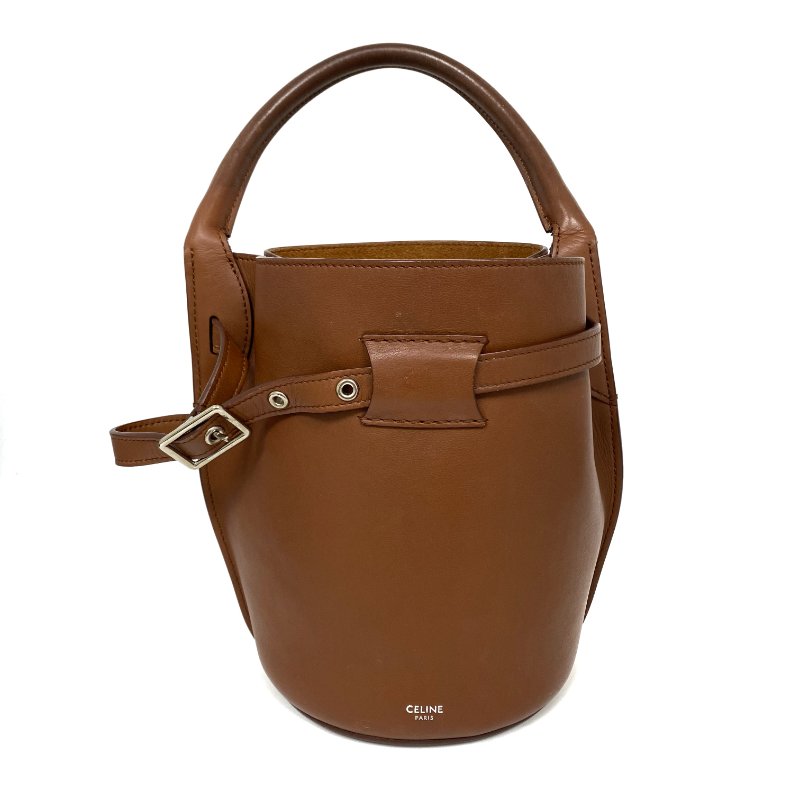 ☆ Celine 思琳 Brown Calfskin Big Bag Bucket 2Way Bag 啡色小牛皮水桶兩用袋 - 257021596-1