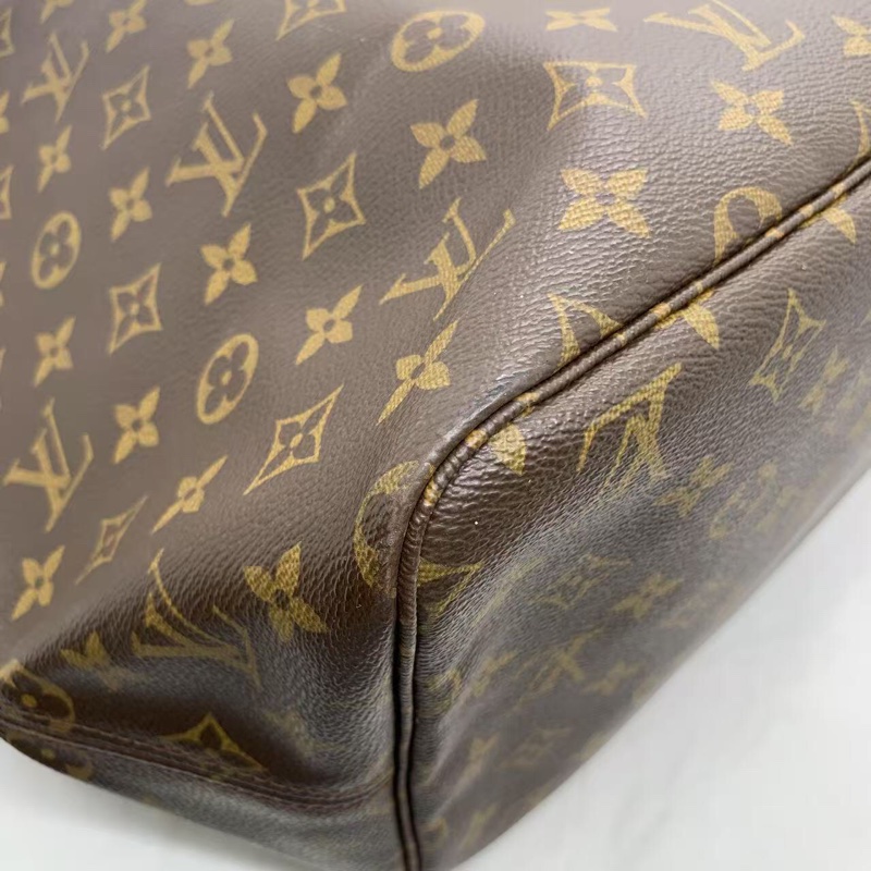 二手 lv neverfull 大號老花，包口手柄內里發黑磨損，包有異味-7
