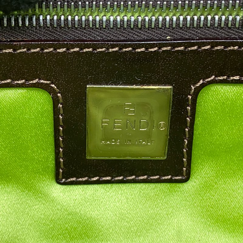 ☆ Fendi 芬迪 Navy Denim Flower Shoulder Bag 深藍色牛仔布花花肩背袋 - 257021827-15