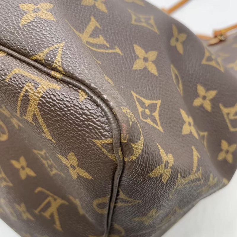 二手 lv neverfull 大號老花，包口手柄內里發黑磨損，包有異味-12