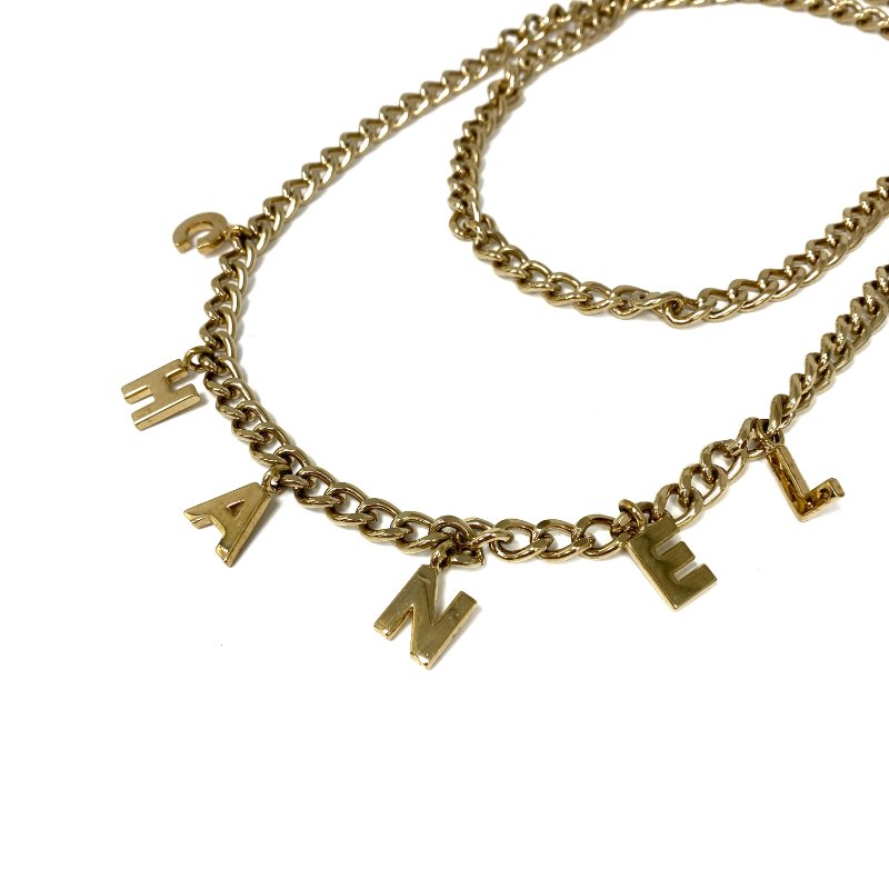 ☆ Chanel 香奈兒 Gold Tone Metal Chain Belt 02A 金色金屬鏈條腰帶02A - 257021785-4