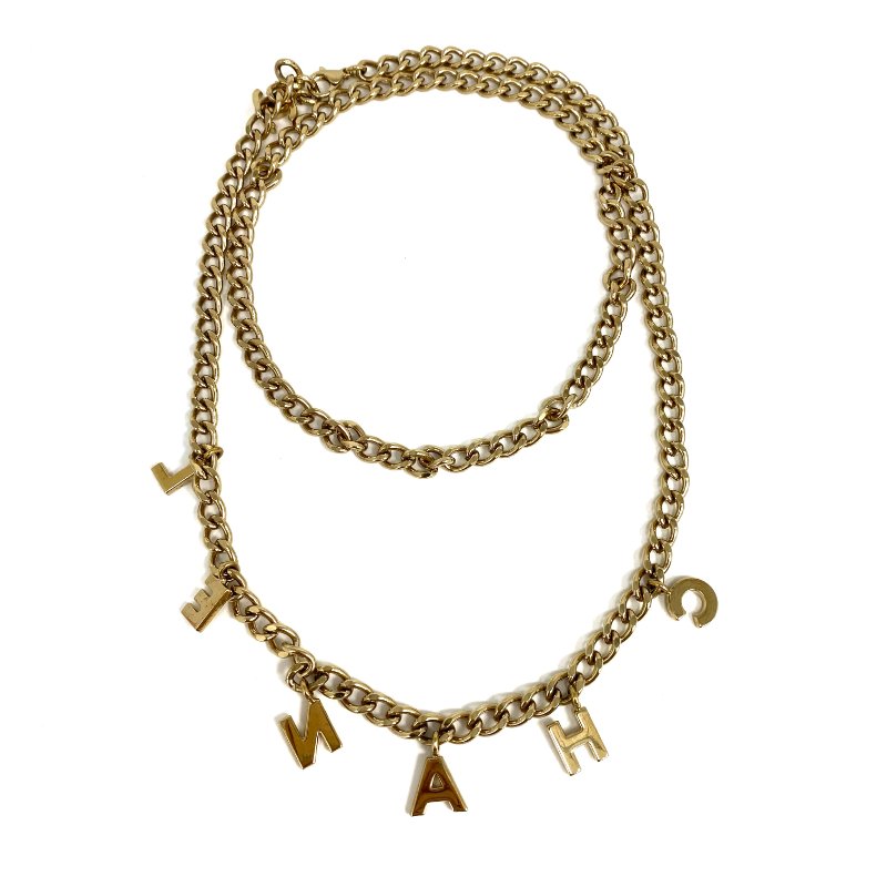 ☆ Chanel 香奈兒 Gold Tone Metal Chain Belt 02A 金色金屬鏈條腰帶02A - 257021785-5