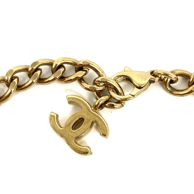 ☆ Chanel 香奈兒 Gold Tone Metal Chain Belt 02A 金色金屬鏈條腰帶02A - 257021785-8