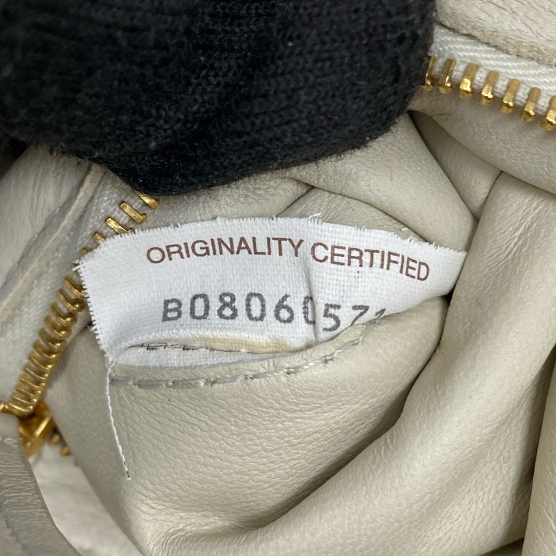 △ Bottega Veneta 寶緹嘉 Padded Cassette Beige Calfskin Shoulder Bag 米色小牛皮肩背袋 -257021606-20