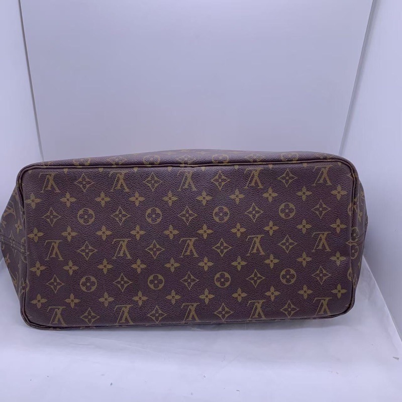 二手 lv neverfull 大號老花,包口手柄內里發黑磨損,包有異味-2