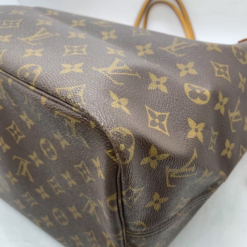 二手 lv neverfull 大號老花,包口手柄內里發黑磨損,包有異味-13