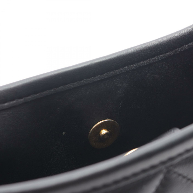 香奈兒 (CHANEL) 絎縫鏈條單肩包 AS4532 羊皮 黑色 二手 金色五金 CC-9