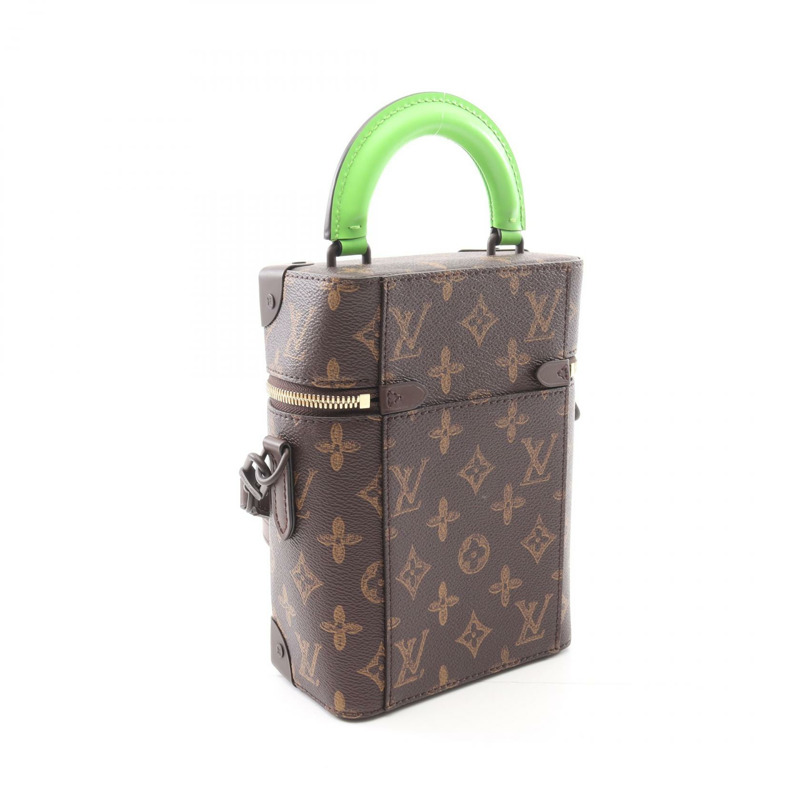 路易威登 (LOUIS VUITTON) 直式款式 Box Trunk 單肩手提包 M59664 Monogram 帆布 二手 LV-1