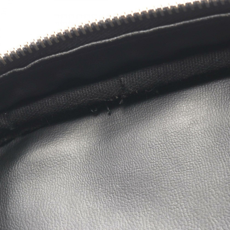 香奈兒 COCO Mark 化妝包 A01998 皮革 粒面小牛皮 黑色 二手 金色五金-8