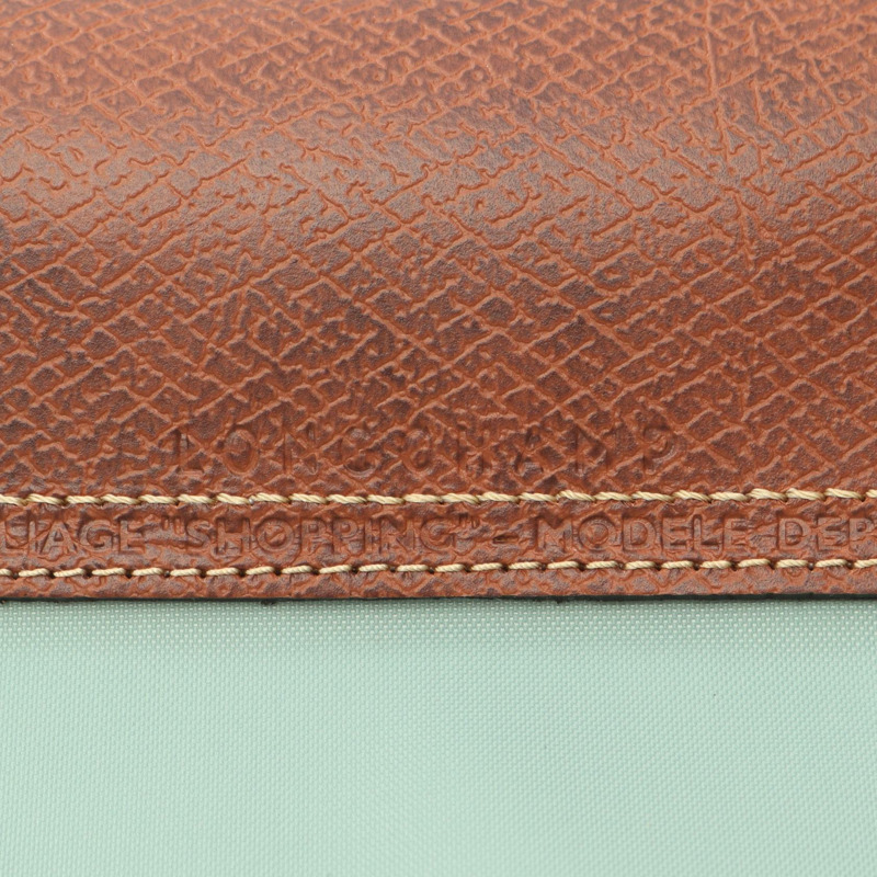 Longchamp LE PLIAGE ORIGINAL M LE PLIAGE ORIGINAL M 手提包 L2605089P99 帆布皮革 綠色棕色 全新 女士-3