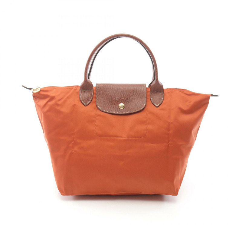 Longchamp Le Pliage Original M 手提包 L1623089P97 帆布皮革棕色 全新 女士-0