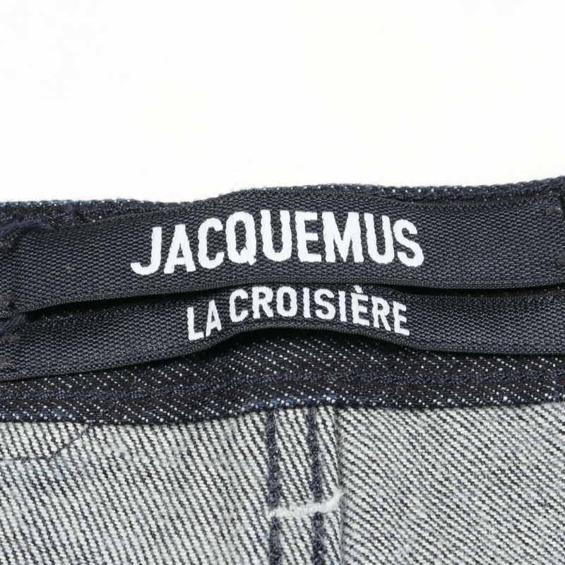 JACQUEMUS 高腰牛仔褲 #25 棉質海軍藍二手女款-2