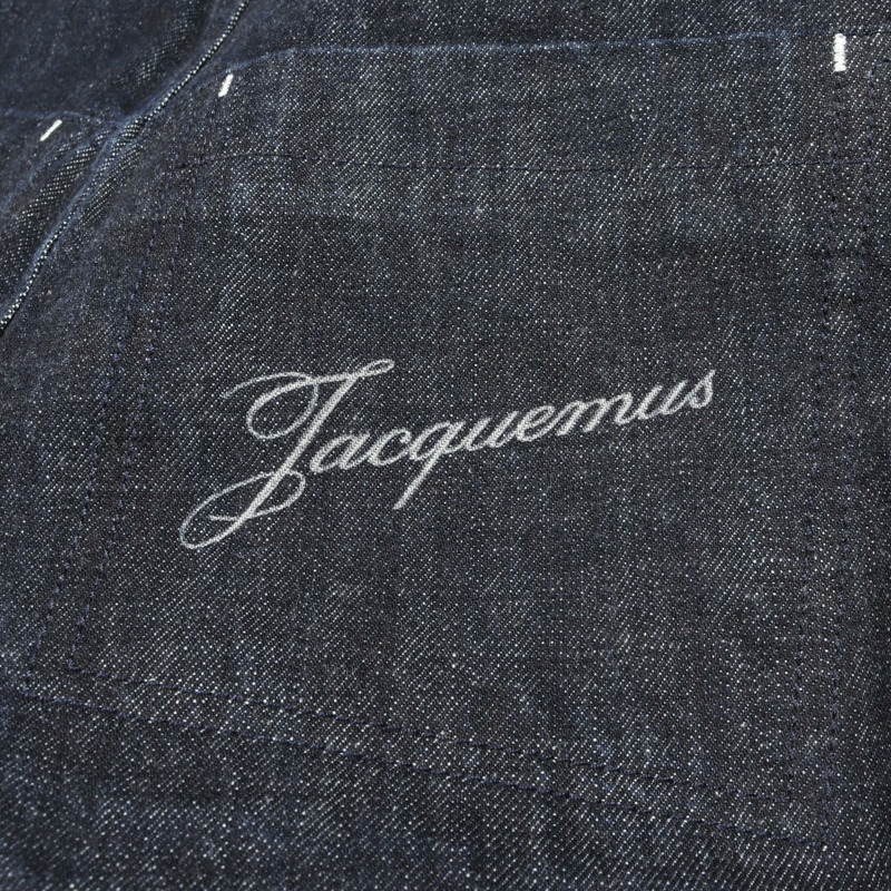 JACQUEMUS 高腰牛仔褲 #25 棉質海軍藍二手女款-7