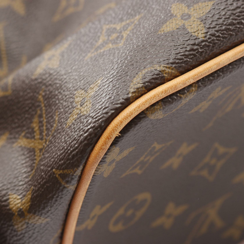 路易威登 Palermo PM 單肩手提包 M40145 Monogram 皮革 棕色 二手 LV-8