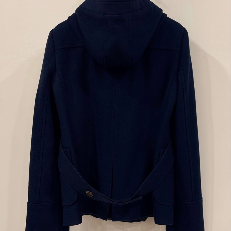 SeeByChloé 雙排扣毛料連帽大衣-1