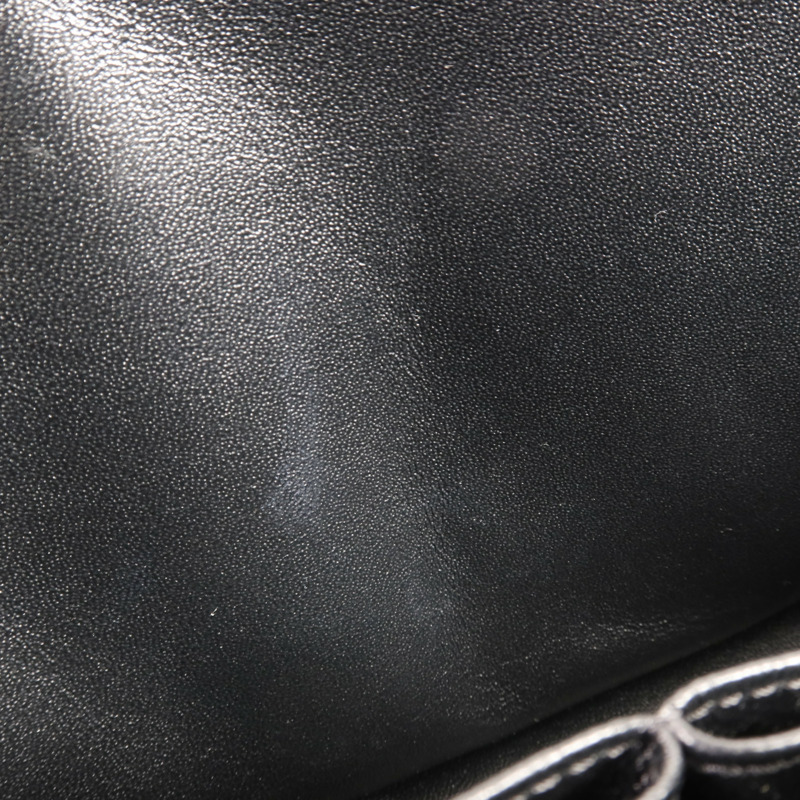 CHANEL 牛皮皮革Mini 2.55 So Black鏈帶肩背袋-13